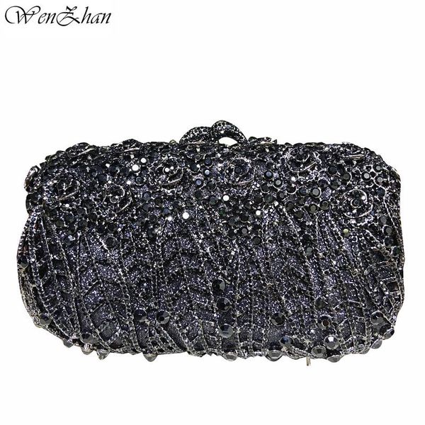 evening bags luxury black crystal metal clutches women bag hard case bridal clutch diamonds wedding rhinestone purse a9-1
evening bags luxury black crystal metal clutches women bag hard case bridal clutch diamonds wedding rhinestone purse a9-1