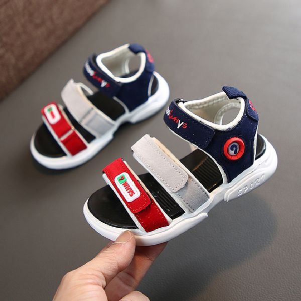 summer leather baby sandals patchwork color baby boy sandals rubber sole anti-slip boys girls sandals toddler baby shoes beach, Black;red
summer leather baby sandals patchwork color baby boy sandals rubber sole anti-slip boys girls sandals toddler baby shoes beach, Black;red