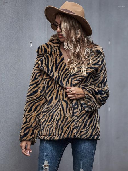 women's wool & blends winter coat women fashion leopard print loose short windbreaker lamb faux fur elegant jackets female overcoat, Black
women's wool & blends winter coat women fashion leopard print loose short windbreaker lamb faux fur elegant jackets female overcoat, Black