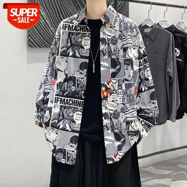 mens harajuku vintage shirts 2021 man japanese streetwear printing shirts long sleeve male casual button up shirt fashion punk #yn1c, White;black
mens harajuku vintage shirts 2021 man japanese streetwear printing shirts long sleeve male casual button up shirt fashion punk #yn1c, White;black
