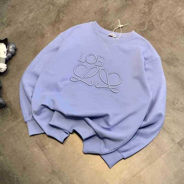 spring 21 new fashion brand loe couples reverse three-dimensional embroidery casual round neck men's and women's uniform, Black
spring 21 new fashion brand loe couples reverse three-dimensional embroidery casual round neck men's and women's uniform, Black