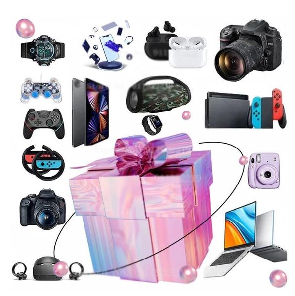 50%off digital electronic earphones lucky mystery boxes there is a chance to open: mobile phone, cameras, drones, gamepads, earphone ,toys m
50%off digital electronic earphones lucky mystery boxes there is a chance to open: mobile phone, cameras, drones, gamepads, earphone ,toys m