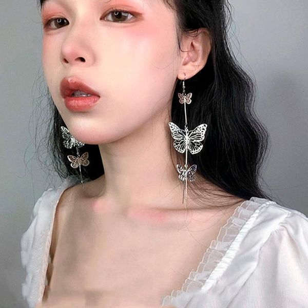 dangle & chandelier 2021 fashion butterfly clip earring long grunge earings jewelry earrings for women bowknot wholesale, Silver
dangle & chandelier 2021 fashion butterfly clip earring long grunge earings jewelry earrings for women bowknot wholesale, Silver