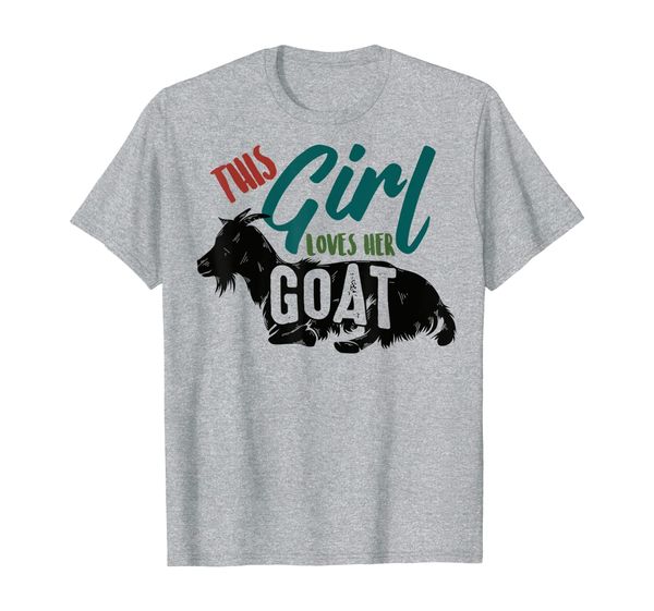 this girl lovers her goats cute goat lady funny farmer gift t-shirt, White;black 
this girl lovers her goats cute goat lady funny farmer gift t-shirt, White;black