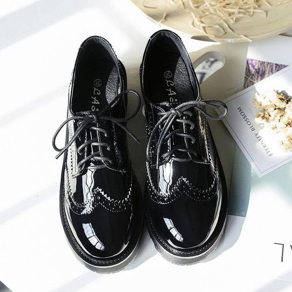dress shoes chic gothic patent leather thin 2021 black high heel women vintage england preppy style summer plus size 34-40
dress shoes chic gothic patent leather thin 2021 black high heel women vintage england preppy style summer plus size 34-40