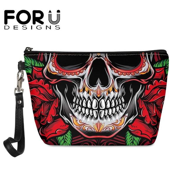 cosmetic bags & cases forudesigns women makeup case skull rose pattern print ladies leather multifunction travel portable toiletry
cosmetic bags & cases forudesigns women makeup case skull rose pattern print ladies leather multifunction travel portable toiletry