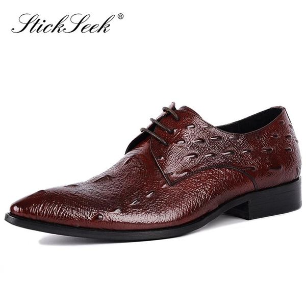 dress shoes genuine leather man formal pointed toe laces men's alligator pattern flats derby bridal wedding oxfords wf111, Black
dress shoes genuine leather man formal pointed toe laces men's alligator pattern flats derby bridal wedding oxfords wf111, Black