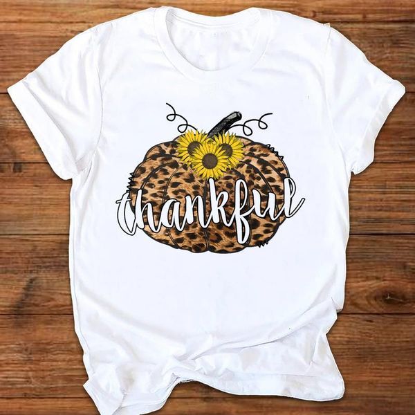women graphic leopard sunflower pumpkin thanksgiving autumn halloween print clothes t shirt womens lady tees female t-shirt, White
women graphic leopard sunflower pumpkin thanksgiving autumn halloween print clothes t shirt womens lady tees female t-shirt, White