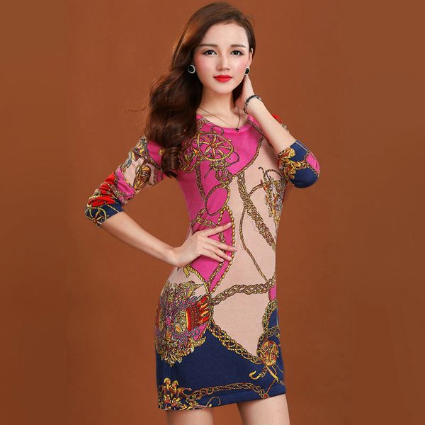 2021 new long sleeve silk dress for women plus size clothing vintage print ladies mini t shirt dresses female rose red acii, Black;gray
2021 new long sleeve silk dress for women plus size clothing vintage print ladies mini t shirt dresses female rose red acii, Black;gray