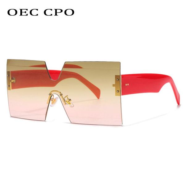 sunglasses oec cpo oversized rimless women retro one piece square goggle sun glasses female shades frameless eyeglasses ladies, White;black
sunglasses oec cpo oversized rimless women retro one piece square goggle sun glasses female shades frameless eyeglasses ladies, White;black