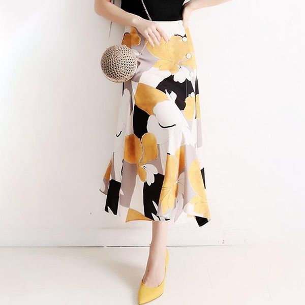 skirts chic hit color flower print design chiffon women 2021 summer fashion all-match silm skirt elegant office lady jupe, Black
skirts chic hit color flower print design chiffon women 2021 summer fashion all-match silm skirt elegant office lady jupe, Black
