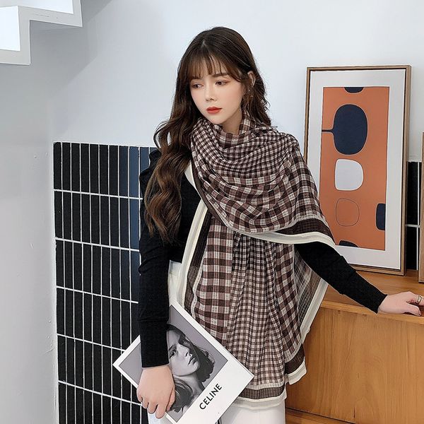 autumn and winter new womens scarf fashion dot mixed color stripe plaid warm scarf thickened scarf wholesale, Blue;gray
autumn and winter new womens scarf fashion dot mixed color stripe plaid warm scarf thickened scarf wholesale, Blue;gray