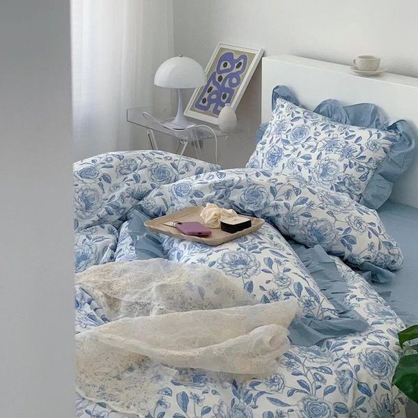 bedding sets vintage floral lace set romantic single person double cotton bed all large size sheet pillow case quilt cover
bedding sets vintage floral lace set romantic single person double cotton bed all large size sheet pillow case quilt cover