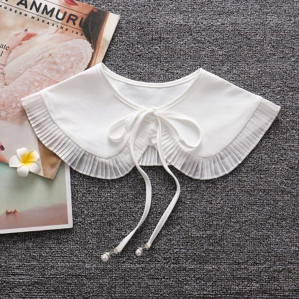 bow ties sitonjwly white fake collar shawl for women shirt dress detachable collars female removable doll false accessories, Black;gray
bow ties sitonjwly white fake collar shawl for women shirt dress detachable collars female removable doll false accessories, Black;gray