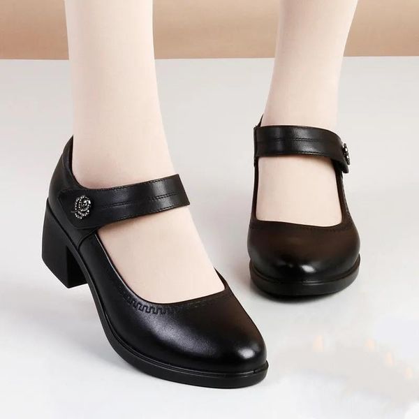 dress shoes cresfimix zapatos dama women classic round toe black pu leather hook & loop office square heel lady wine red heels a9670
dress shoes cresfimix zapatos dama women classic round toe black pu leather hook & loop office square heel lady wine red heels a9670