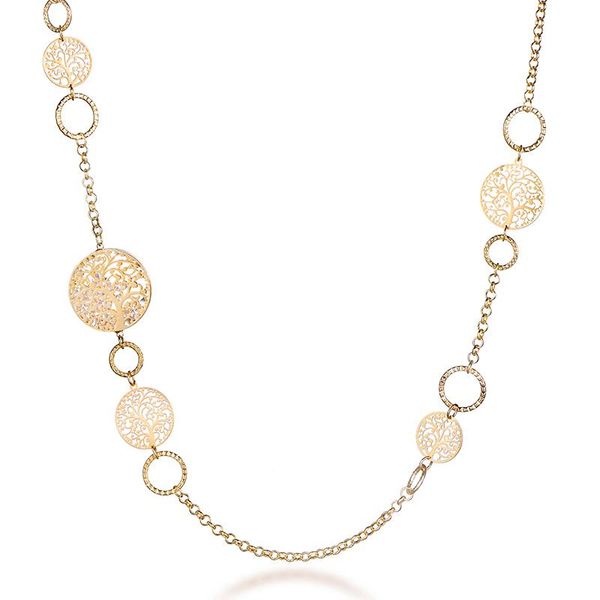 pendant necklaces round hollow tree of life long necklace for women gold circles geometric inside crystal sweater chains fashion jewelry gif, Silver
pendant necklaces round hollow tree of life long necklace for women gold circles geometric inside crystal sweater chains fashion jewelry gif, Silver