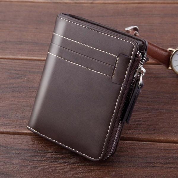 wallets casual men wallet faux leather multi slots short zipper purse holder fashion vintage portable, Red;black
wallets casual men wallet faux leather multi slots short zipper purse holder fashion vintage portable, Red;black