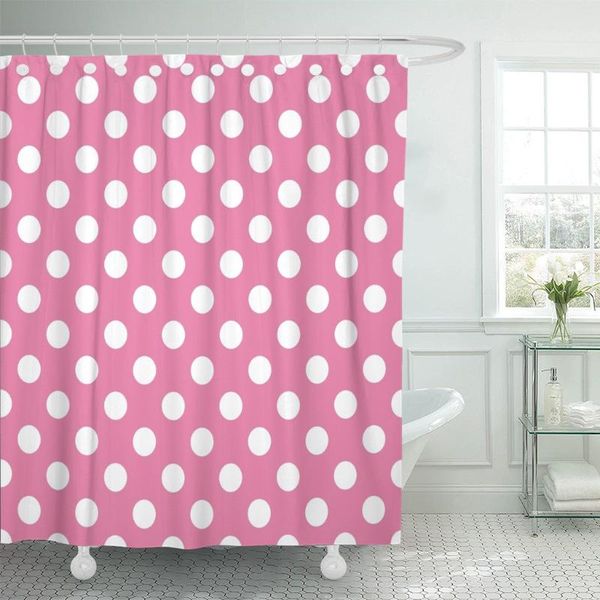 shower curtains circle polka dot pink and white contemporary cute modern curtain waterproof polyester fabric 60 x 72 inches with hooks
shower curtains circle polka dot pink and white contemporary cute modern curtain waterproof polyester fabric 60 x 72 inches with hooks