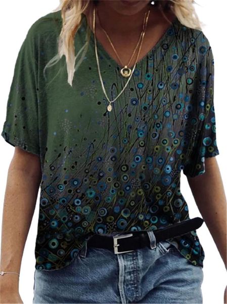 women's t-shirt fashion floral print women t-shirts summer beach casual loose tee short sleeve vintage big size lady v-neck 5xl top, White
women's t-shirt fashion floral print women t-shirts summer beach casual loose tee short sleeve vintage big size lady v-neck 5xl top, White