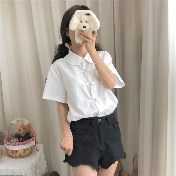 retro white short sleeve blouse women shirts vintage ladies buckles chinese womens and blouses female
retro white short sleeve blouse women shirts vintage ladies buckles chinese womens and blouses female