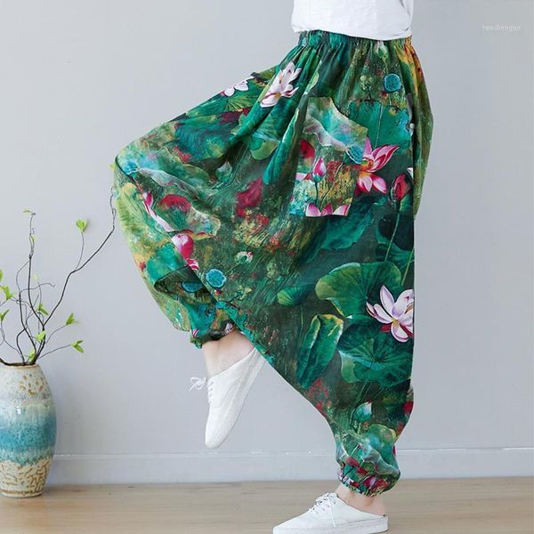 women's pants & capris extra loose floral fluid drop crotch big size lantern trousers travel low bloomers, Black;white
women's pants & capris extra loose floral fluid drop crotch big size lantern trousers travel low bloomers, Black;white