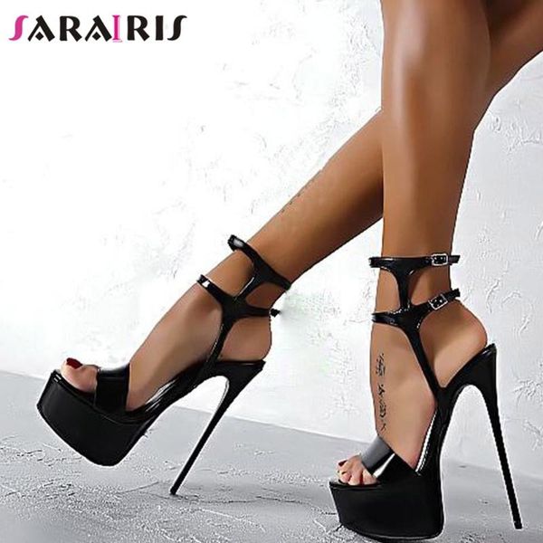 sandals sarairis stiletto party club women summer sheos woman open toe platform extreme heels buckle strap shoes, Black
sandals sarairis stiletto party club women summer sheos woman open toe platform extreme heels buckle strap shoes, Black