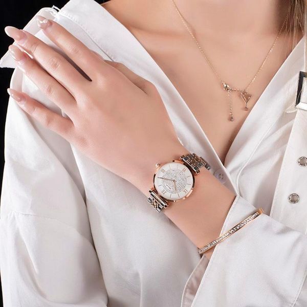 wristwatches 2021 fashion luxury womens and mens diamond watches steel band quartz watch dress good quality free, Slivery;brown
wristwatches 2021 fashion luxury womens and mens diamond watches steel band quartz watch dress good quality free, Slivery;brown