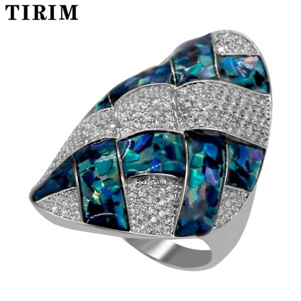 cluster rings tirim trendy big abalone shell cubic zirconia finger bead for women and girls crystal fashion bague anillo jewelry gifts, Golden;silver
cluster rings tirim trendy big abalone shell cubic zirconia finger bead for women and girls crystal fashion bague anillo jewelry gifts, Golden;silver