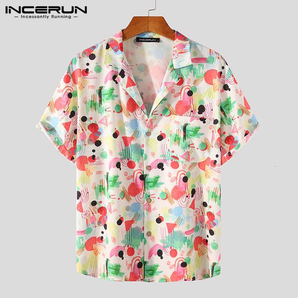 new men printed shirt turn down collar short sleeve streetwear breathable camisas beach 2021 vacation hawaiian shirts incerun s-5xl bflh, White
new men printed shirt turn down collar short sleeve streetwear breathable camisas beach 2021 vacation hawaiian shirts incerun s-5xl bflh, White