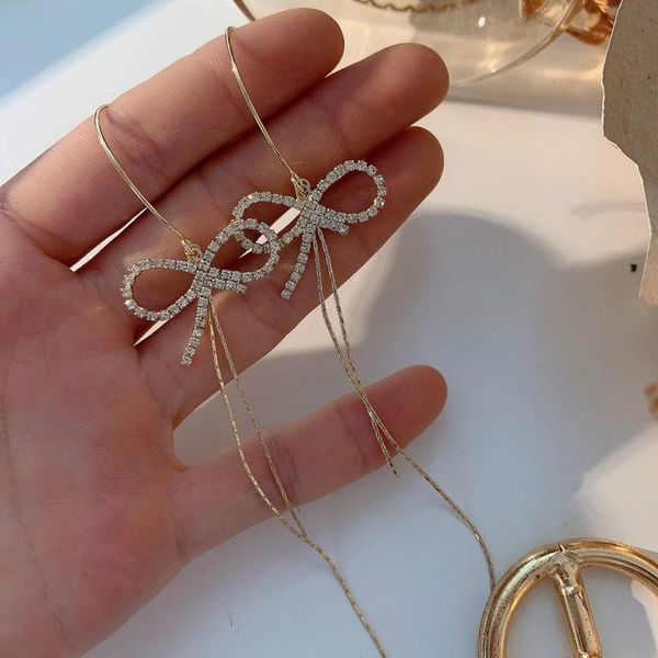 dangle & chandelier advanced sense long bow tassels earrings 2021 fashion korean temperament for women jewelry, Silver
dangle & chandelier advanced sense long bow tassels earrings 2021 fashion korean temperament for women jewelry, Silver