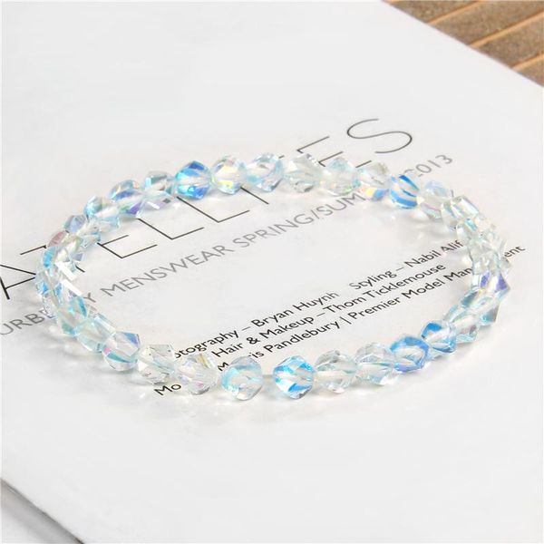 beaded, strands white blue faceted crystal glass bead bracelet women fashion gifts transparent elastic 6mm beaded jewelry drop, Black
beaded, strands white blue faceted crystal glass bead bracelet women fashion gifts transparent elastic 6mm beaded jewelry drop, Black
