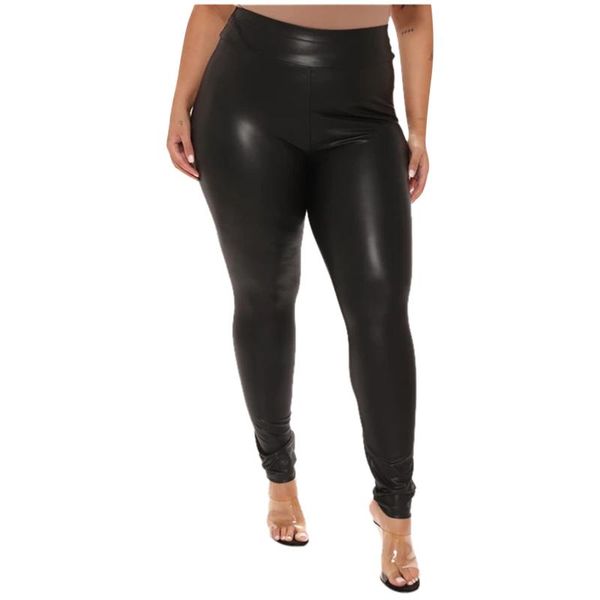 women's leggings women large size ed slim black leather legging femme casual fitness stretch trousers pants pantalones de mujer
women's leggings women large size ed slim black leather legging femme casual fitness stretch trousers pants pantalones de mujer