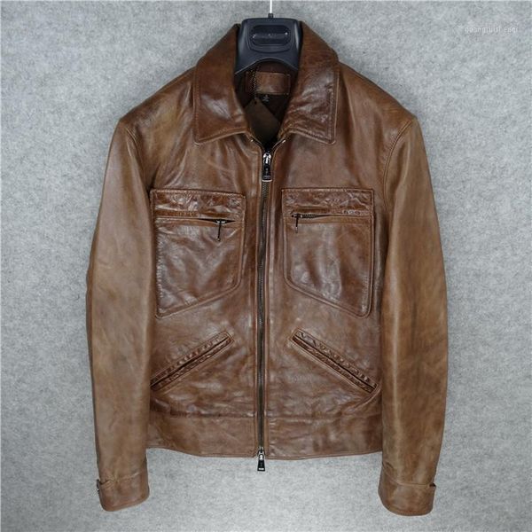 vintage .brand cowhide leather jacket,man's 100% genuine jackets,men thick motor biker jacket,sales. men's & faux, Black
vintage .brand cowhide leather jacket,man's 100% genuine jackets,men thick motor biker jacket,sales. men's & faux, Black