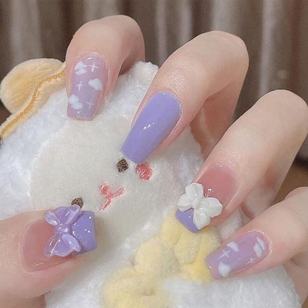 false nails 24 pcs heart bow detachable manicure tool full cover wearable fake short round/square head nail tips, Red;gold
false nails 24 pcs heart bow detachable manicure tool full cover wearable fake short round/square head nail tips, Red;gold