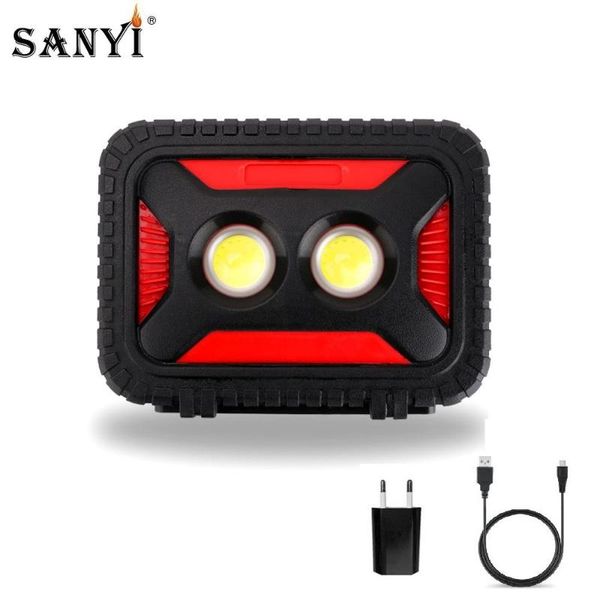 portable spotlight 2*cob led working light usb rechargeable travel lamp camping lantern built-in battery power bank
portable spotlight 2*cob led working light usb rechargeable travel lamp camping lantern built-in battery power bank