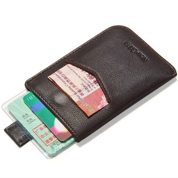 card holders slim genuine leather wallet men id driver license cover mini purse cash women case sleeve, Brown;gray
card holders slim genuine leather wallet men id driver license cover mini purse cash women case sleeve, Brown;gray