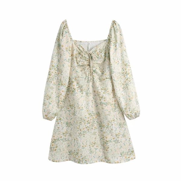 casual dresses women floral printing square collar drawstring mini dress female long sleeve clothes lady loose vestido d8106, Black;gray
casual dresses women floral printing square collar drawstring mini dress female long sleeve clothes lady loose vestido d8106, Black;gray