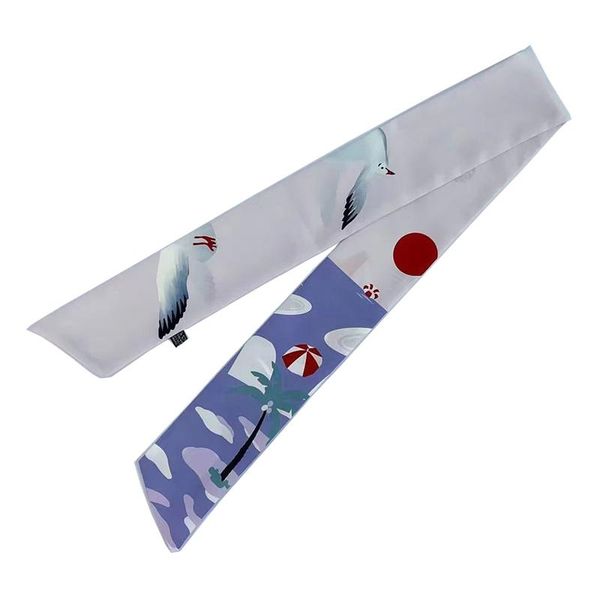 scarves &dolphin spring women narrow long skinny scarf 100x7cm coconut beach bird chiffon silky tie ribbon headbands choker streamer, Blue;gray
scarves &dolphin spring women narrow long skinny scarf 100x7cm coconut beach bird chiffon silky tie ribbon headbands choker streamer, Blue;gray