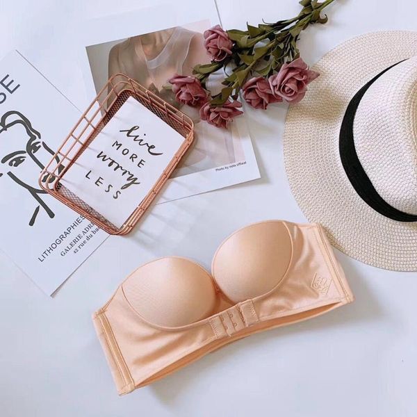 bustiers & corsets 3 colors underwear front closure backless invisible bras seamless strapless bra brassiere, Black;white
bustiers & corsets 3 colors underwear front closure backless invisible bras seamless strapless bra brassiere, Black;white