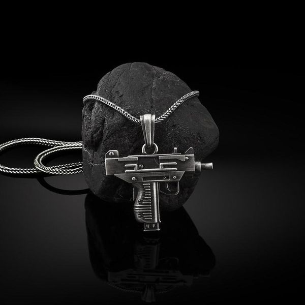 necklace uzi submachine gun designer pendant men's amulet wind sweater chain 2021 womens mens luxury, Silver
necklace uzi submachine gun designer pendant men's amulet wind sweater chain 2021 womens mens luxury, Silver