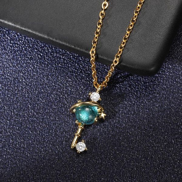 pendant necklaces cute candy color key necklace sweet girls crystal planet romantic christmas jewelry for women friendship gift bff, Silver
pendant necklaces cute candy color key necklace sweet girls crystal planet romantic christmas jewelry for women friendship gift bff, Silver