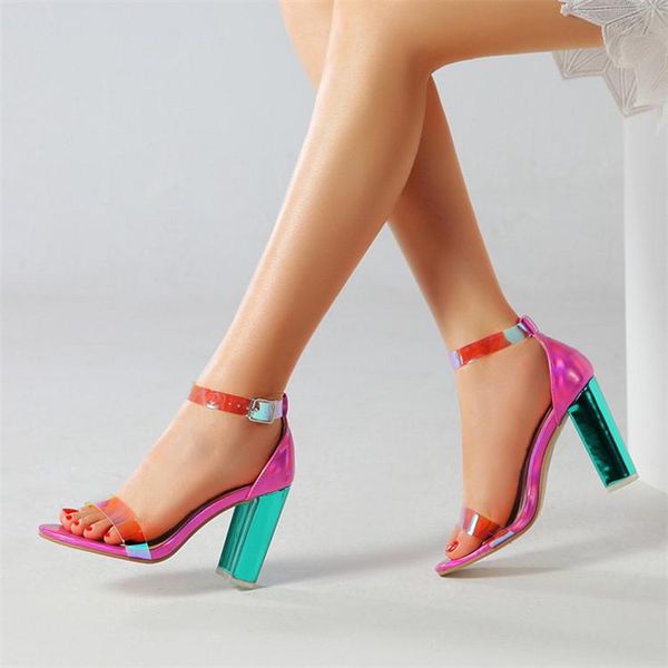 sandals depkslytransparent pvc jelly open toed high heels pumps women shoes ladies party wedding talon femme, Black
sandals depkslytransparent pvc jelly open toed high heels pumps women shoes ladies party wedding talon femme, Black