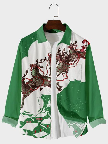 men's casual shirts 2021 santa claus pattern 6 digital printing loose large button long sleeve cardigan shirt, White;black
men's casual shirts 2021 santa claus pattern 6 digital printing loose large button long sleeve cardigan shirt, White;black