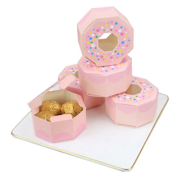 50pcs donut kraft candy hexagon sweet chocolate packaging case diy favor gift box birthday party wedding decoration, Pink;blue
50pcs donut kraft candy hexagon sweet chocolate packaging case diy favor gift box birthday party wedding decoration, Pink;blue