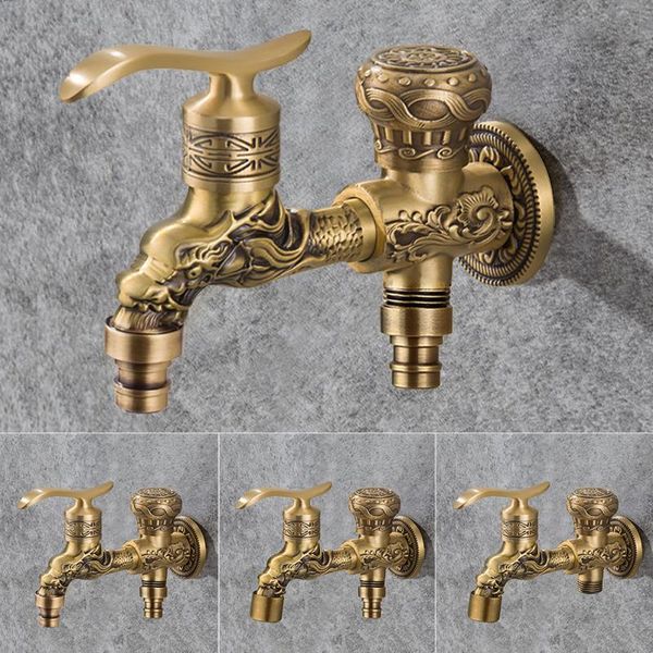 antique brass dragon type carved faucet dual use long 4/6 washing machine tap bibcock garden retro single cold mop pool faucet
antique brass dragon type carved faucet dual use long 4/6 washing machine tap bibcock garden retro single cold mop pool faucet
