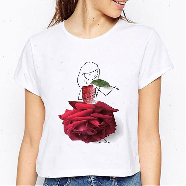 vogue rose girl print t shirt women short sleeve o neck loose tshirt women tee shirt female clothes camisetas mujer, White
vogue rose girl print t shirt women short sleeve o neck loose tshirt women tee shirt female clothes camisetas mujer, White