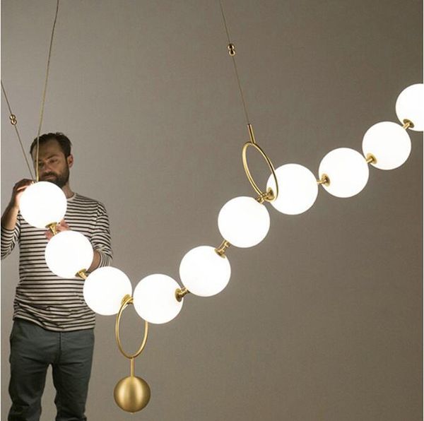 postmodern loft glass ball pendant lamp creative necklace design restaurant hall led lights decro suspension light fixtures
postmodern loft glass ball pendant lamp creative necklace design restaurant hall led lights decro suspension light fixtures