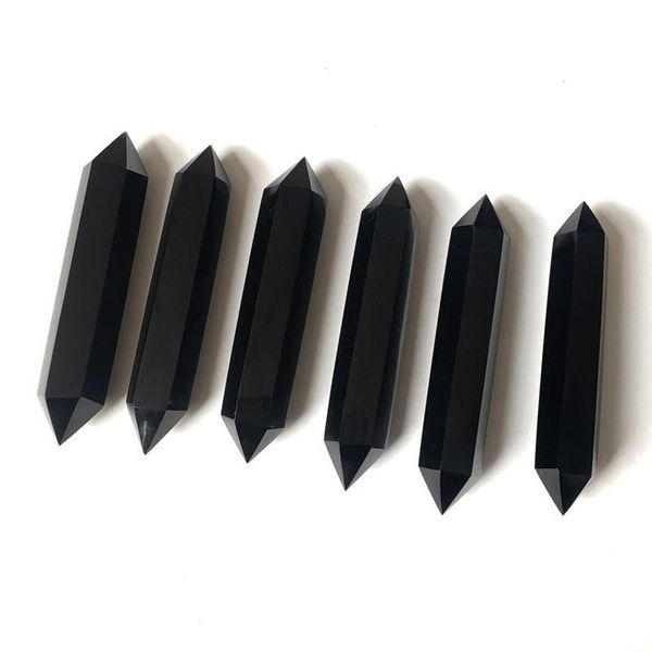 decorative objects & figurines 1pc 100% natural fluorite obsidian crystal column double-pointed wand hexagonal ornaments for home decoration
decorative objects & figurines 1pc 100% natural fluorite obsidian crystal column double-pointed wand hexagonal ornaments for home decoration