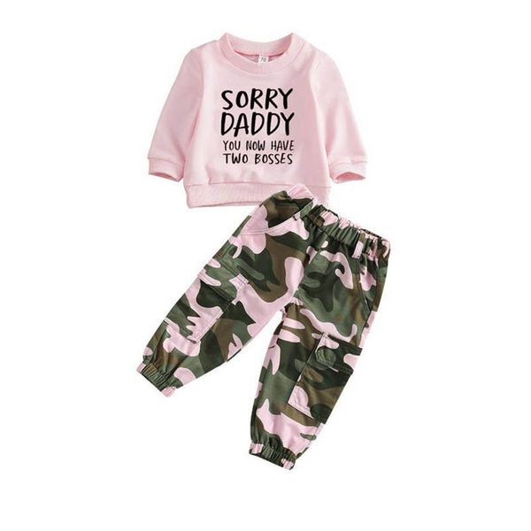 kids clothing sets girls outfits baby clothes children autumn long-sleeved letter guard t-shirt trousers two-piece b9387, White
kids clothing sets girls outfits baby clothes children autumn long-sleeved letter guard t-shirt trousers two-piece b9387, White