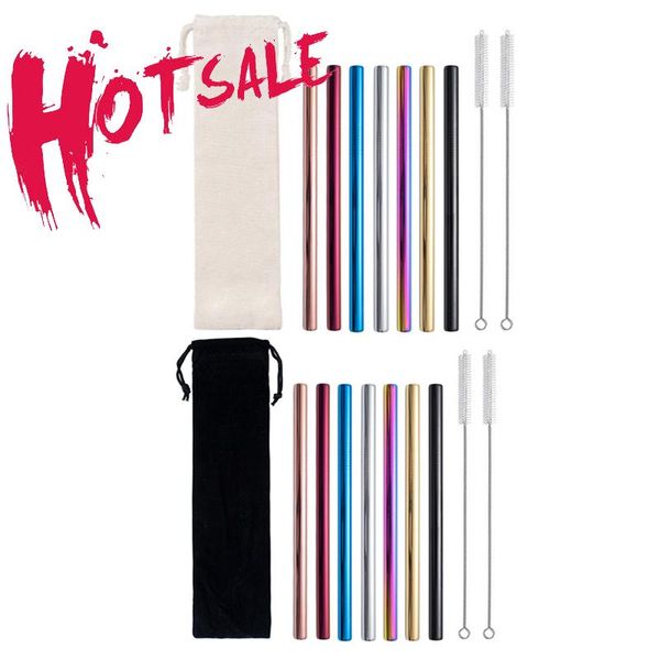 drinking straws 12mm rainbow reusable stainless steel set with cleaner brush straw milk drinkware bar party accessories cocina
drinking straws 12mm rainbow reusable stainless steel set with cleaner brush straw milk drinkware bar party accessories cocina